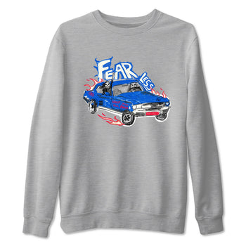 Air Force 1 404 Error shirt to match jordans Fearless Car sneaker tees Air Force 1 404 Error SNRT Sneaker Release Tees unisex cotton Heather Grey 2 crew neck shirt
