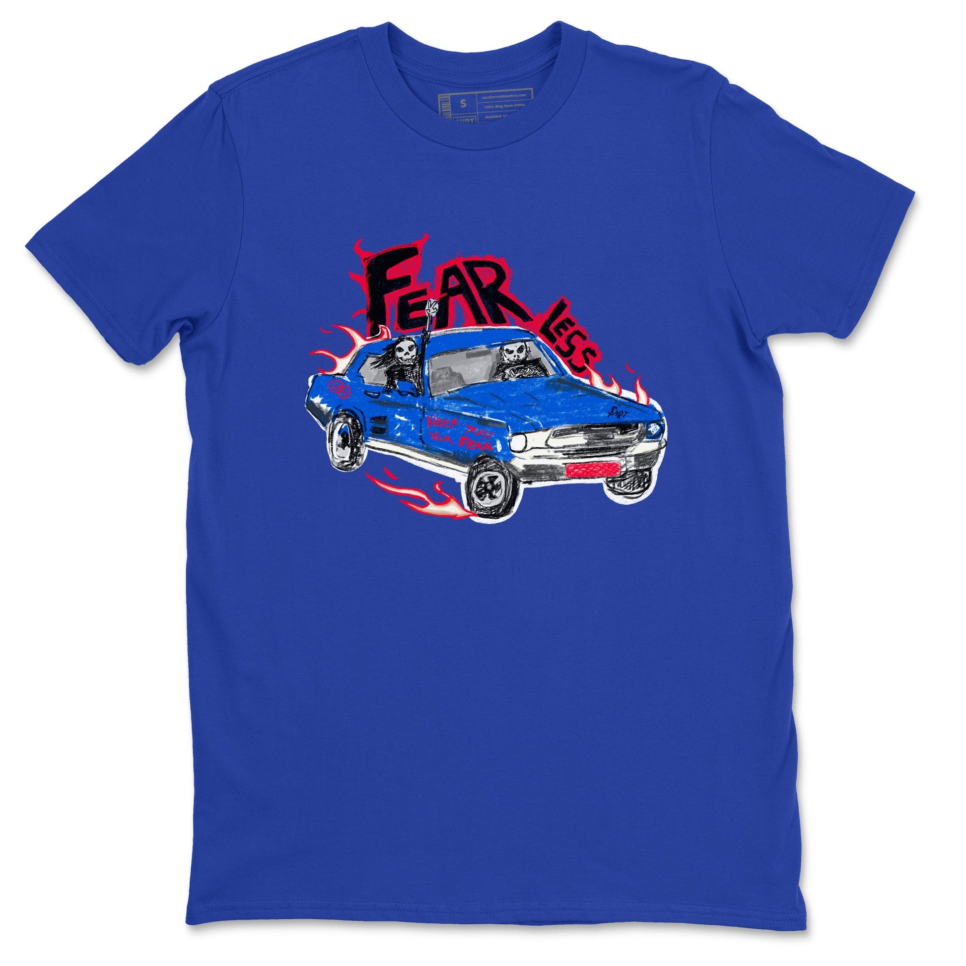 Air Force 1 404 Error shirt to match jordans Fearless Car sneaker tees Air Force 1 404 Error SNRT Sneaker Release Tees unisex cotton Royal Blue 2 crew neck shirt