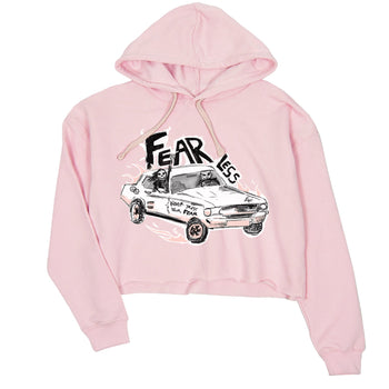 AJ11 Legend Pink shirts to match jordans Fearless Car sneaker match tees Air Jordan 11 Legend Pink SNRT Sneaker Tees streetwear brand Pink 2 crop tee