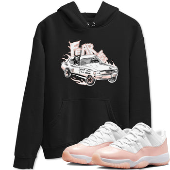 AJ11 Legend Pink shirts to match jordans Fearless Car sneaker match tees Air Jordan 11 Legend Pink SNRT Sneaker Tees streetwear brand Black 1 unisex cotton tee