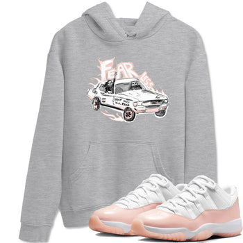 AJ11 Legend Pink shirts to match jordans Fearless Car sneaker match tees Air Jordan 11 Legend Pink SNRT Sneaker Tees streetwear brand Heather Grey 1 unisex cotton tee