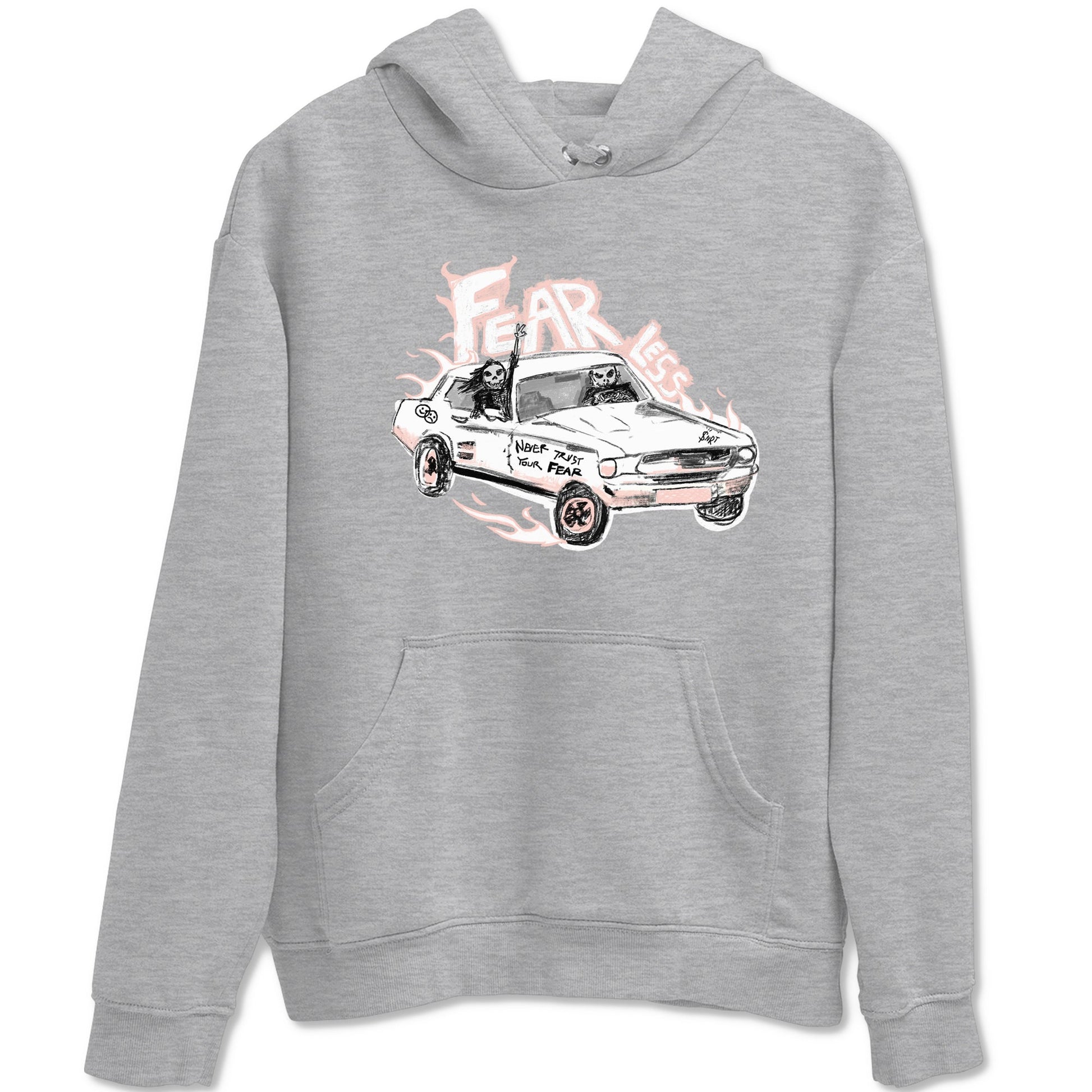 AJ11 Legend Pink shirts to match jordans Fearless Car sneaker match tees Air Jordan 11 Legend Pink SNRT Sneaker Tees streetwear brand Heather Grey 2 unisex cotton tee