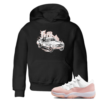 AJ11 Legend Pink shirts to match jordans Fearless Car sneaker match tees Air Jordan 11 Legend Pink SNRT Sneaker Tees streetwear brand Baby and Youth Black 1 cotton tee