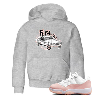 AJ11 Legend Pink shirts to match jordans Fearless Car sneaker match tees Air Jordan 11 Legend Pink SNRT Sneaker Tees streetwear brand Baby and Youth Heather Grey 1 cotton tee