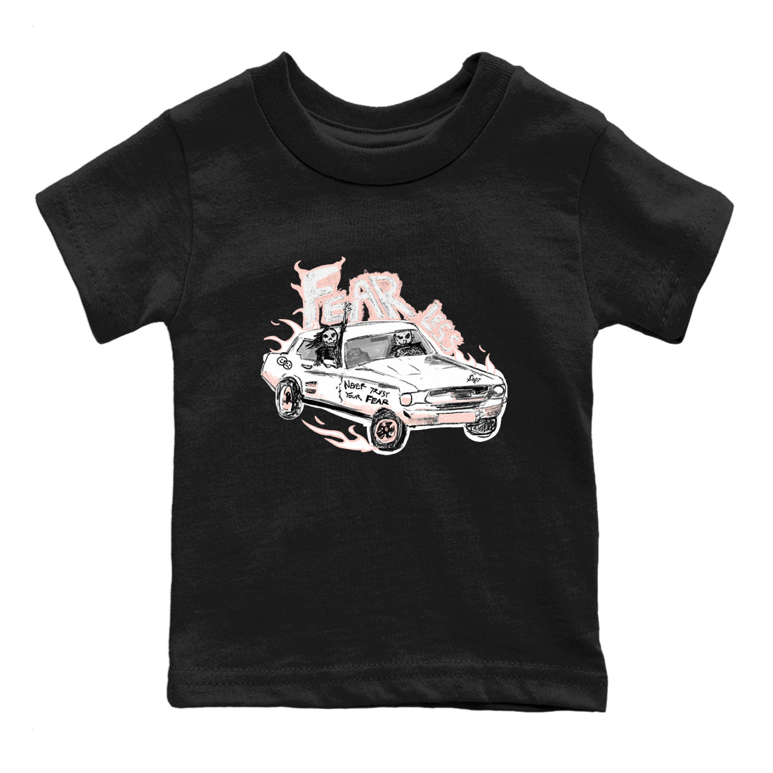 AJ11 Legend Pink shirts to match jordans Fearless Car sneaker match tees Air Jordan 11 Legend Pink SNRT Sneaker Tees streetwear brand Baby and Youth Black 2 cotton tee