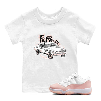 AJ11 Legend Pink shirts to match jordans Fearless Car sneaker match tees Air Jordan 11 Legend Pink SNRT Sneaker Tees streetwear brand Baby and Youth White 1 cotton tee