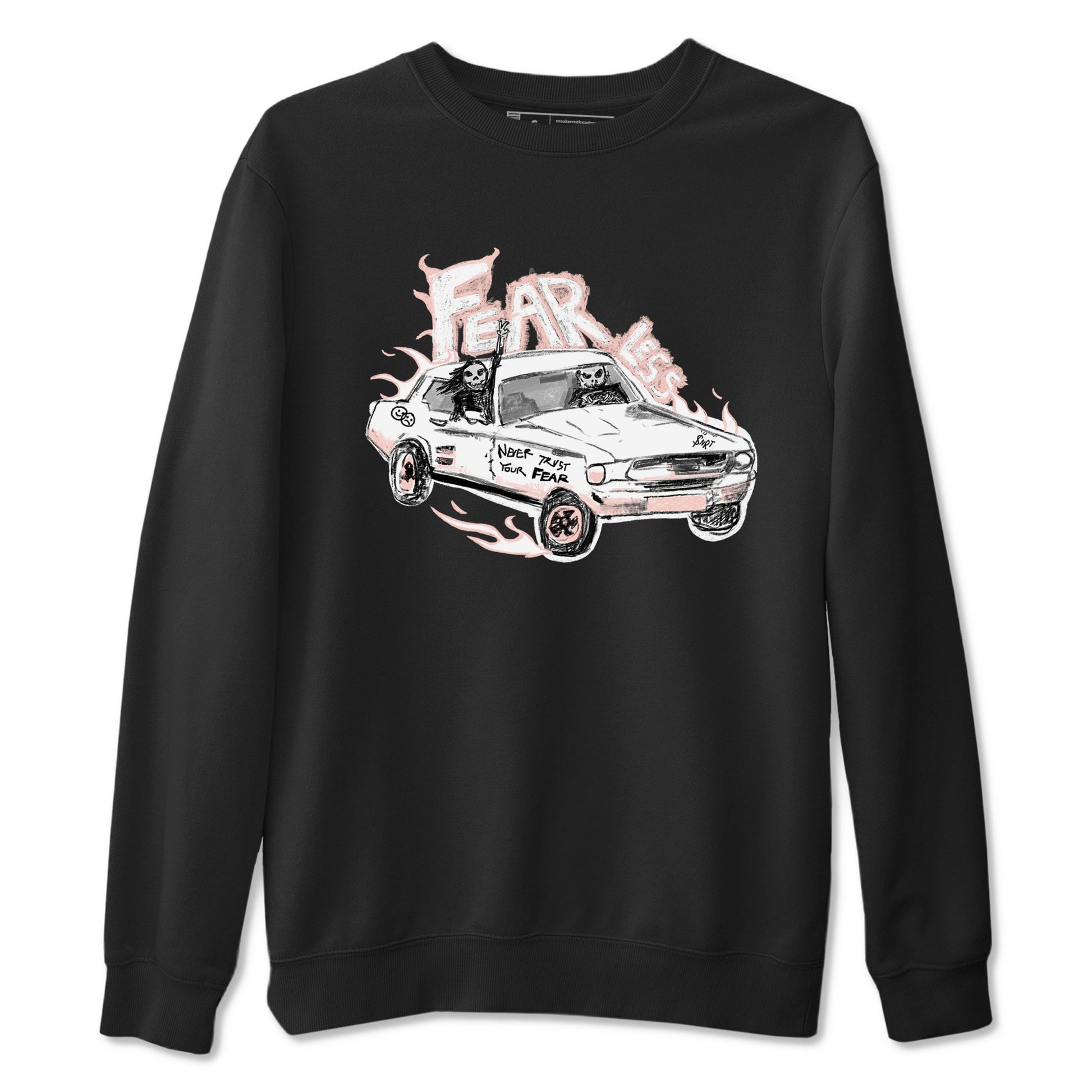 AJ11 Legend Pink shirts to match jordans Fearless Car sneaker match tees Air Jordan 11 Legend Pink SNRT Sneaker Tees streetwear brand Black 2 unisex cotton tee