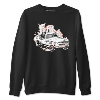 AJ11 Legend Pink shirts to match jordans Fearless Car sneaker match tees Air Jordan 11 Legend Pink SNRT Sneaker Tees streetwear brand Black 2 unisex cotton tee