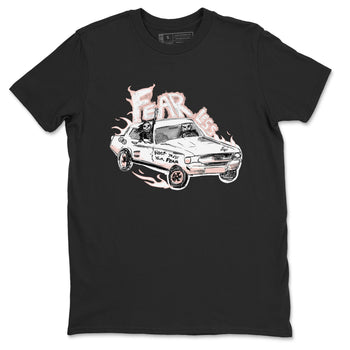 AJ11 Legend Pink shirts to match jordans Fearless Car sneaker match tees Air Jordan 11 Legend Pink SNRT Sneaker Tees streetwear brand Black 2 unisex cotton tee