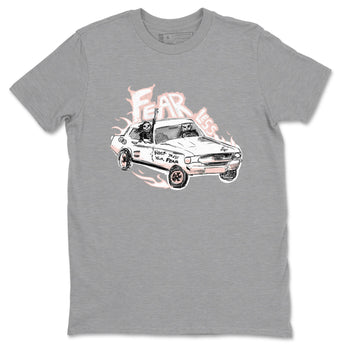 AJ11 Legend Pink shirts to match jordans Fearless Car sneaker match tees Air Jordan 11 Legend Pink SNRT Sneaker Tees streetwear brand Heather Grey 2 unisex cotton tee