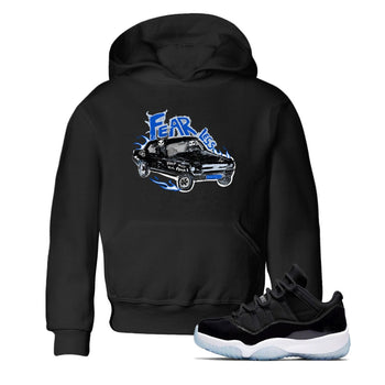 11s Low Space shirt to match jordans Fearless Car sneaker tees Air Jordan 11 Low Space SNRT sneaker release tees baby toddler Black 1 cotton Shirt