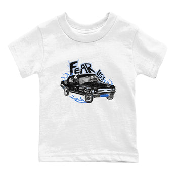 11s Low Space shirt to match jordans Fearless Car sneaker tees Air Jordan 11 Low Space SNRT sneaker release tees baby toddler White 2 cotton Shirt
