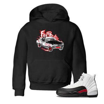 Air Jordan 12 Red Taxi shirts to match jordans Fearless Car sneaker match tees 12s Red Taxi SNRT sneaker release tees baby toddler Black 1 cotton Shirt