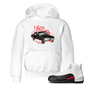 Air Jordan 12 Red Taxi shirts to match jordans Fearless Car sneaker match tees 12s Red Taxi SNRT sneaker release tees baby toddler White 1 cotton Shirt