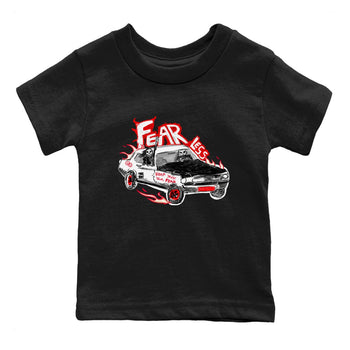 Air Jordan 12 Red Taxi shirts to match jordans Fearless Car sneaker match tees 12s Red Taxi SNRT sneaker release tees baby toddler Black 2 cotton Shirt