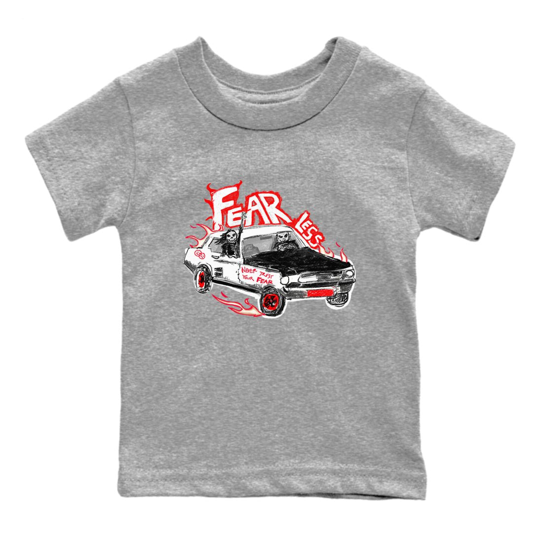 Air Jordan 12 Red Taxi shirts to match jordans Fearless Car sneaker match tees 12s Red Taxi SNRT sneaker release tees baby toddler Heather Grey 2 cotton Shirt