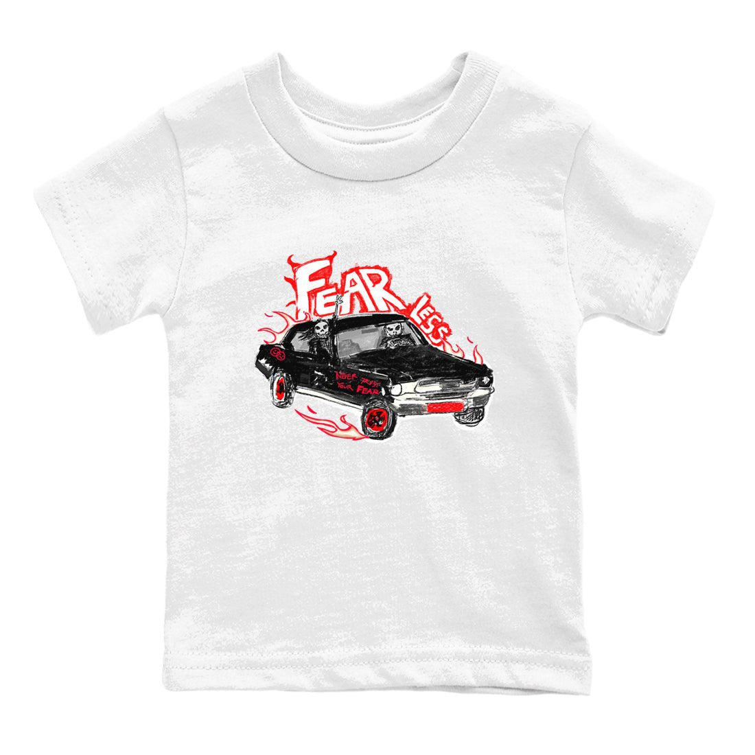 Air Jordan 12 Red Taxi shirts to match jordans Fearless Car sneaker match tees 12s Red Taxi SNRT sneaker release tees baby toddler White 2 cotton Shirt