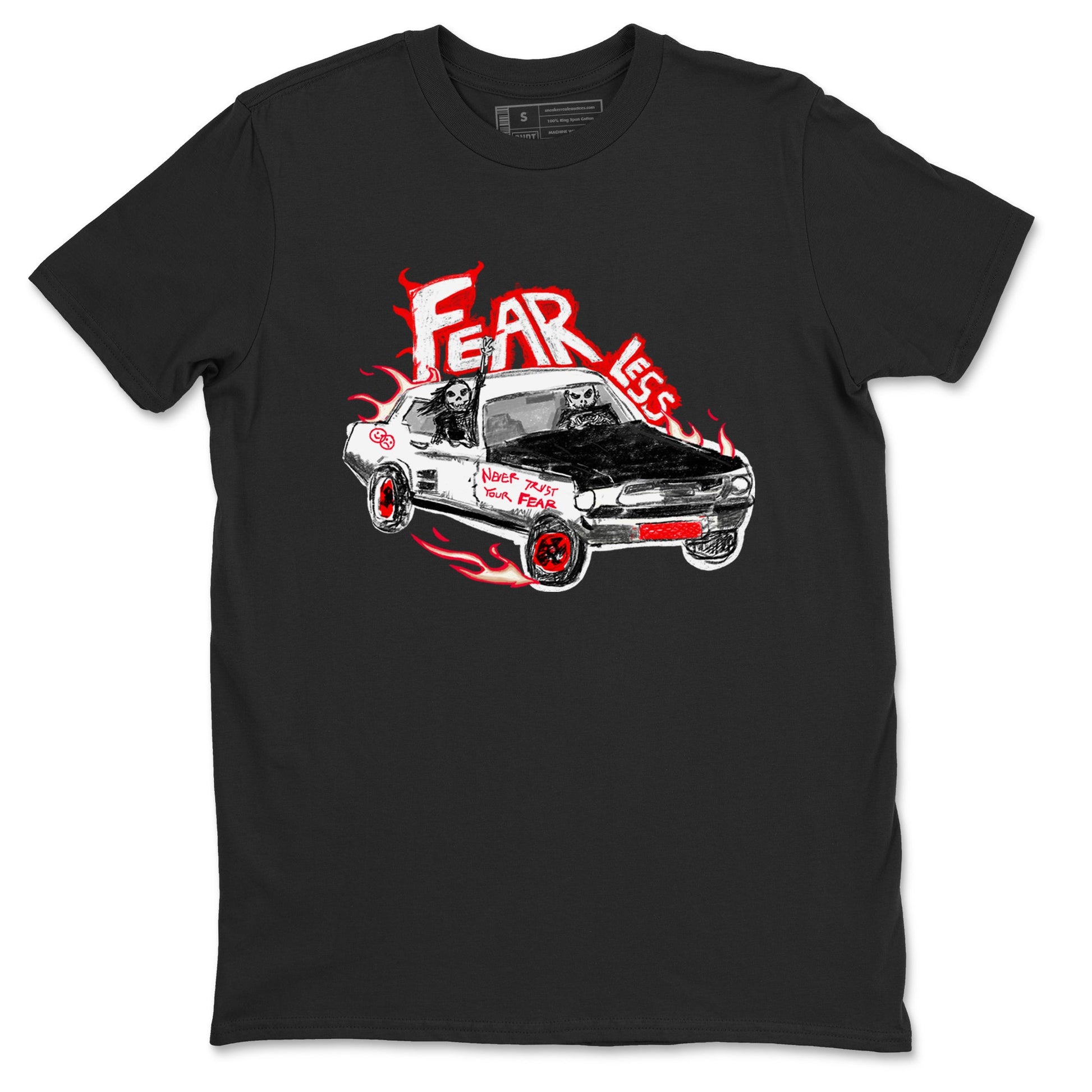 Air Jordan 12 Red Taxi shirts to match jordans Fearless Car sneaker match tees 12s Red Taxi SNRT sneaker release Tees unisex cotton Black 2 crew neck shirt