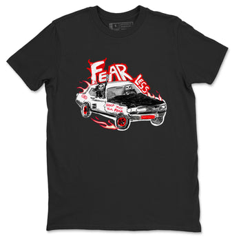 Air Jordan 12 Red Taxi shirts to match jordans Fearless Car sneaker match tees 12s Red Taxi SNRT sneaker release Tees unisex cotton Black 2 crew neck shirt