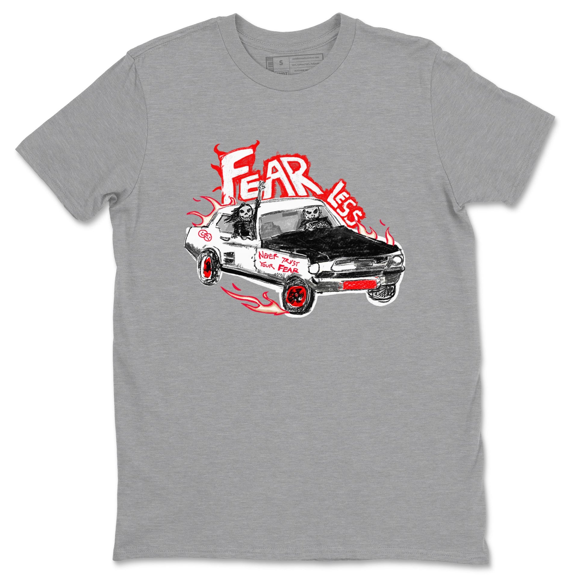 Air Jordan 12 Red Taxi shirts to match jordans Fearless Car sneaker match tees 12s Red Taxi SNRT sneaker release Tees unisex cotton Heather Grey 2 crew neck shirt