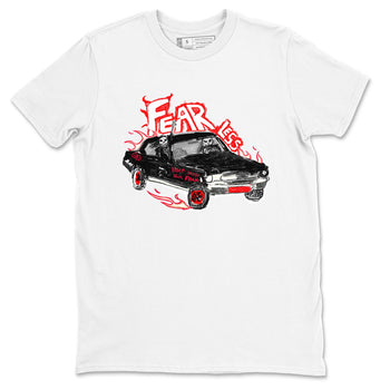 Air Jordan 12 Red Taxi shirts to match jordans Fearless Car sneaker match tees 12s Red Taxi SNRT sneaker release Tees unisex cotton White 2 crew neck shirt