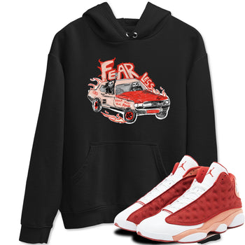 13s Dune Red shirts to match jordans Fearless Car sneaker match tees Air Jordan 13 Dune Red SNRT Sneaker Tees streetwear brand Black 1 unisex cotton tee