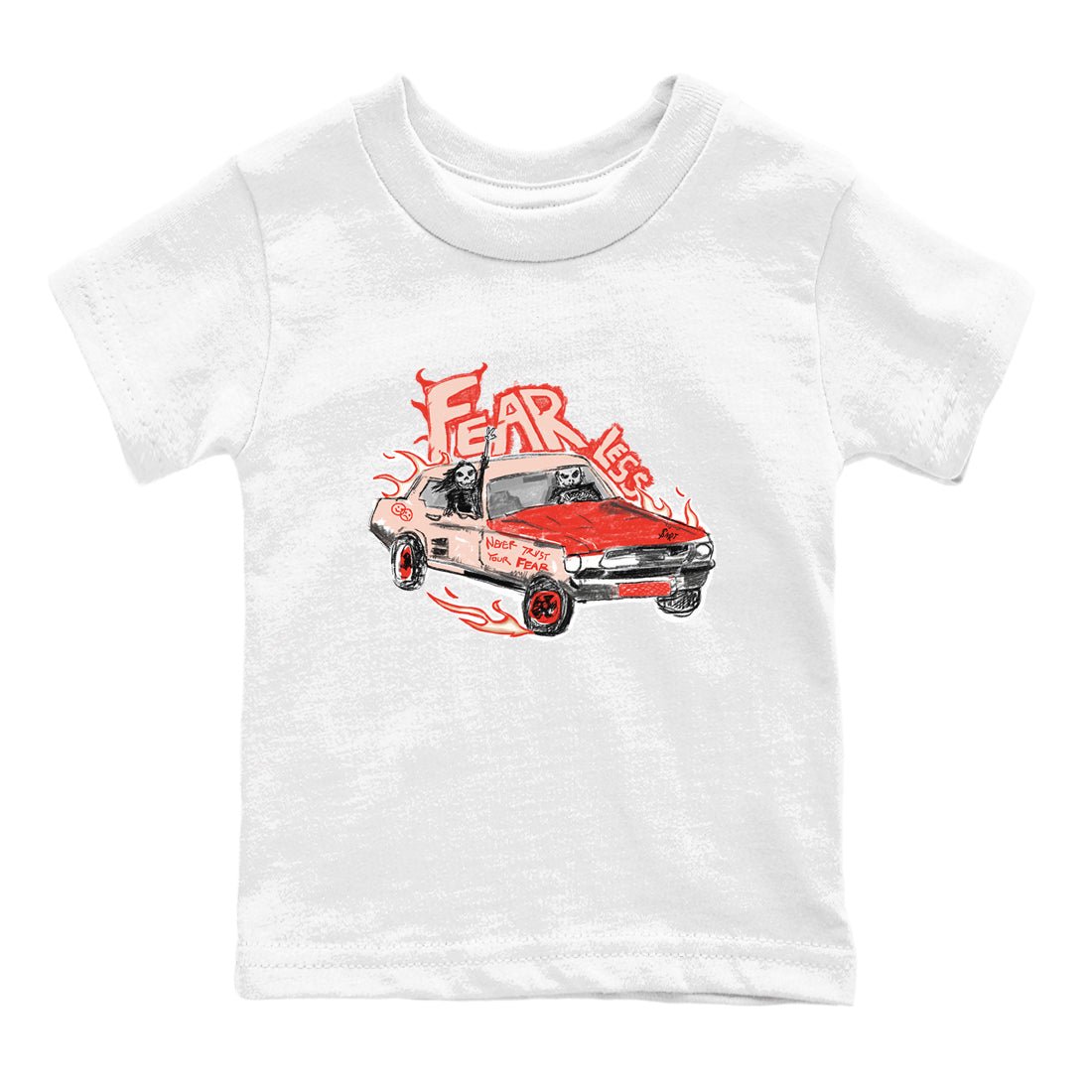 13s Dune Red shirts to match jordans Fearless Car sneaker match tees Air Jordan 13 Dune Red SNRT Sneaker Tees streetwear brand Baby and Youth White 2 cotton tee