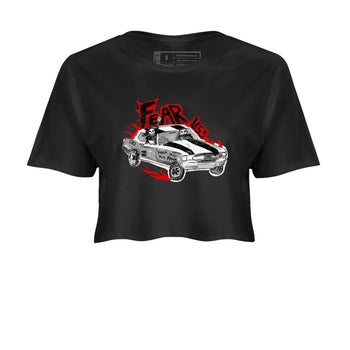 14s Black Toe t shirts to match sneakers Fearless Car sneaker match tees Air Jordan 14 Black Toe shirt SNRT Sneaker Tees unisex cotton Black 2 crop tee