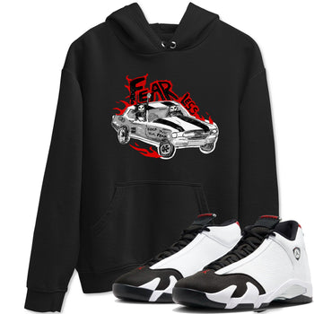 14s Black Toe t shirts to match sneakers Fearless Car sneaker match tees Air Jordan 14 Black Toe shirt SNRT Sneaker Tees unisex cotton Black 1 shirts