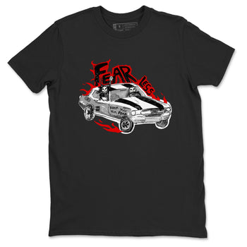 14s Black Toe t shirts to match sneakers Fearless Car sneaker match tees Air Jordan 14 Black Toe shirt SNRT Sneaker Tees unisex cotton Black 2 shirts