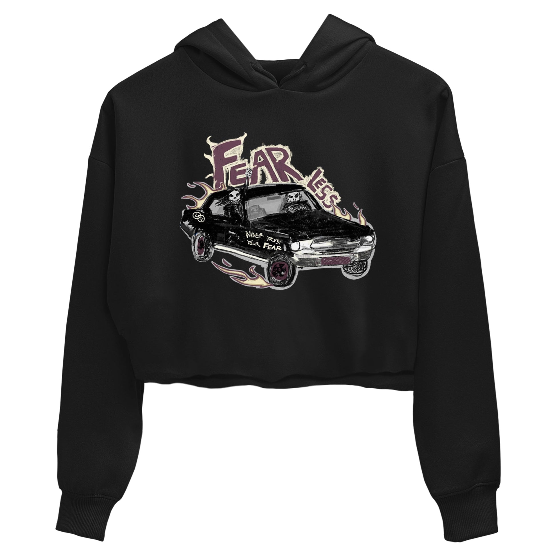 3s A Ma Maniere x Black shirts to match jordans Fearless Car sneaker match tees A Ma Maniere x Air Jordan 3 “Black” SNRT Sneaker Tees streetwear brand Black 2 crop tee