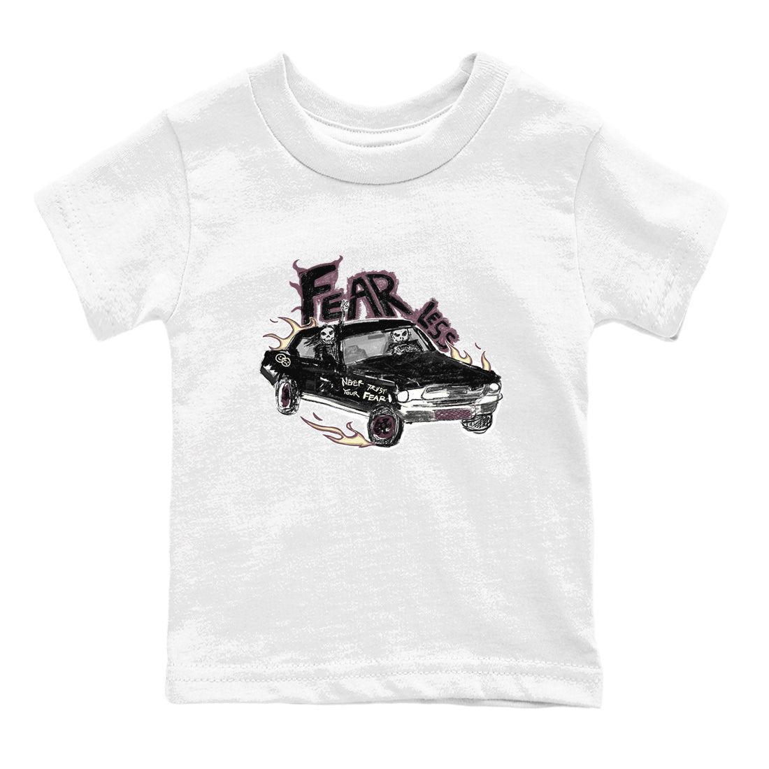 3s A Ma Maniere x Black shirts to match jordans Fearless Car sneaker match tees A Ma Maniere x Air Jordan 3 “Black” SNRT Sneaker Tees streetwear brand Baby and Youth White 2 cotton tee