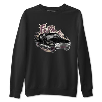 3s A Ma Maniere x Black shirts to match jordans Fearless Car sneaker match tees A Ma Maniere x Air Jordan 3 “Black” SNRT Sneaker Tees streetwear brand Black 2 unisex cotton tee