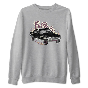 3s A Ma Maniere x Black shirts to match jordans Fearless Car sneaker match tees A Ma Maniere x Air Jordan 3 “Black” SNRT Sneaker Tees streetwear brand Heather Grey 2 unisex cotton tee