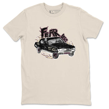 3s A Ma Maniere x Black shirts to match jordans Fearless Car sneaker match tees A Ma Maniere x Air Jordan 3 “Black” SNRT Sneaker Tees streetwear brand Natural 2 unisex cotton tee