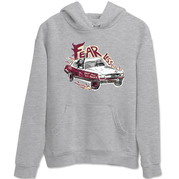 AJ3 A Ma Maniere x Burgundy Crush shirts to match jordans Fearless Car sneaker match tees A Ma Maniére x Air Jordan 3 "Burgundy Crush" SNRT Sneaker Tees streetwear brand Heather Grey 2 unisex cotton tee