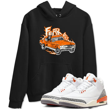 3s Georgia Peach shirt to match jordans Fearless Car sneaker tees Air Jordan 3 Georgia Peach SNRT Sneaker Release Tees unisex cotton Black 1 crew neck shirt