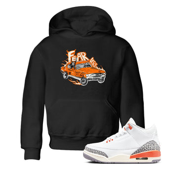 3s Georgia Peach shirt to match jordans Fearless Car sneaker tees Air Jordan 3 Georgia Peach SNRT sneaker release tees baby toddler Black 1 cotton Shirt