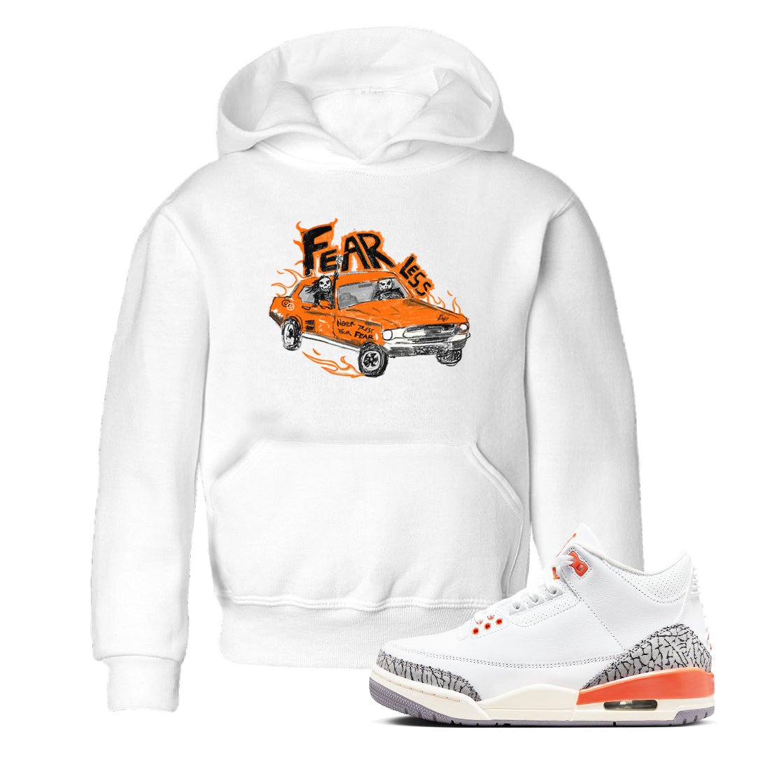 3s Georgia Peach shirt to match jordans Fearless Car sneaker tees Air Jordan 3 Georgia Peach SNRT sneaker release tees baby toddler White 1 cotton Shirt