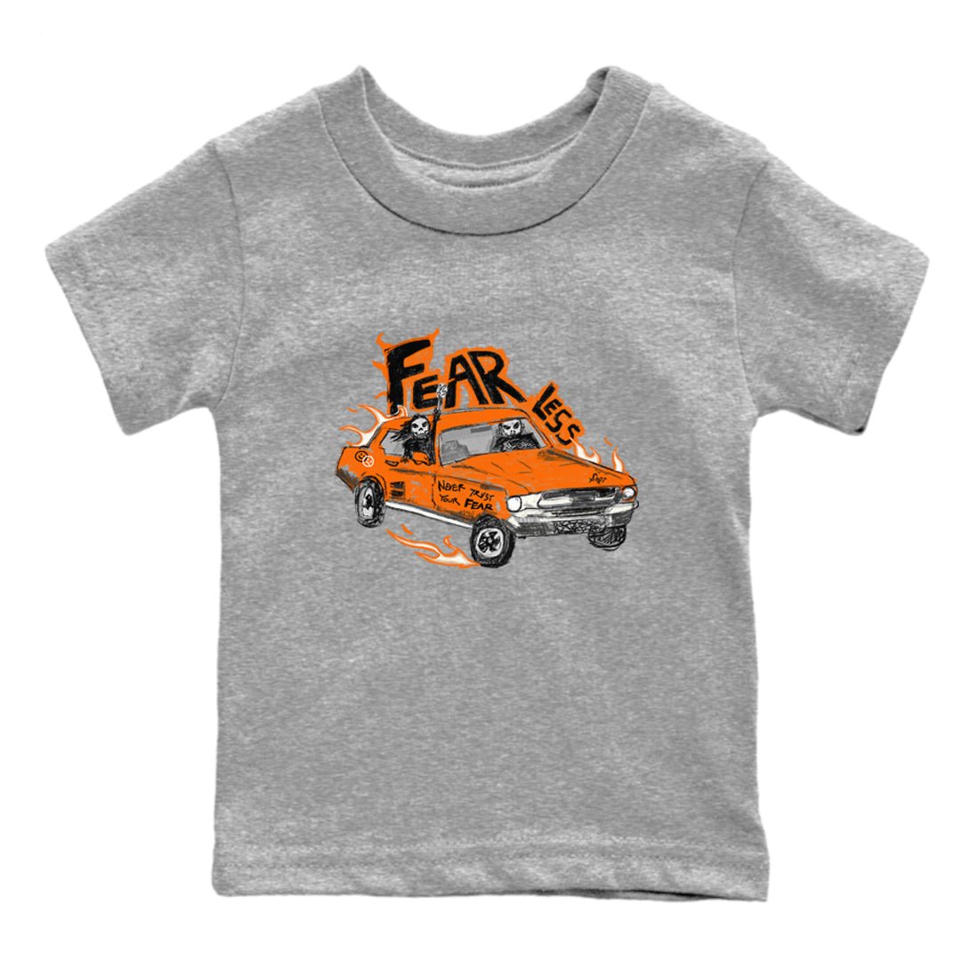 3s Georgia Peach shirt to match jordans Fearless Car sneaker tees Air Jordan 3 Georgia Peach SNRT sneaker release tees baby toddler Heather Grey 2 cotton Shirt