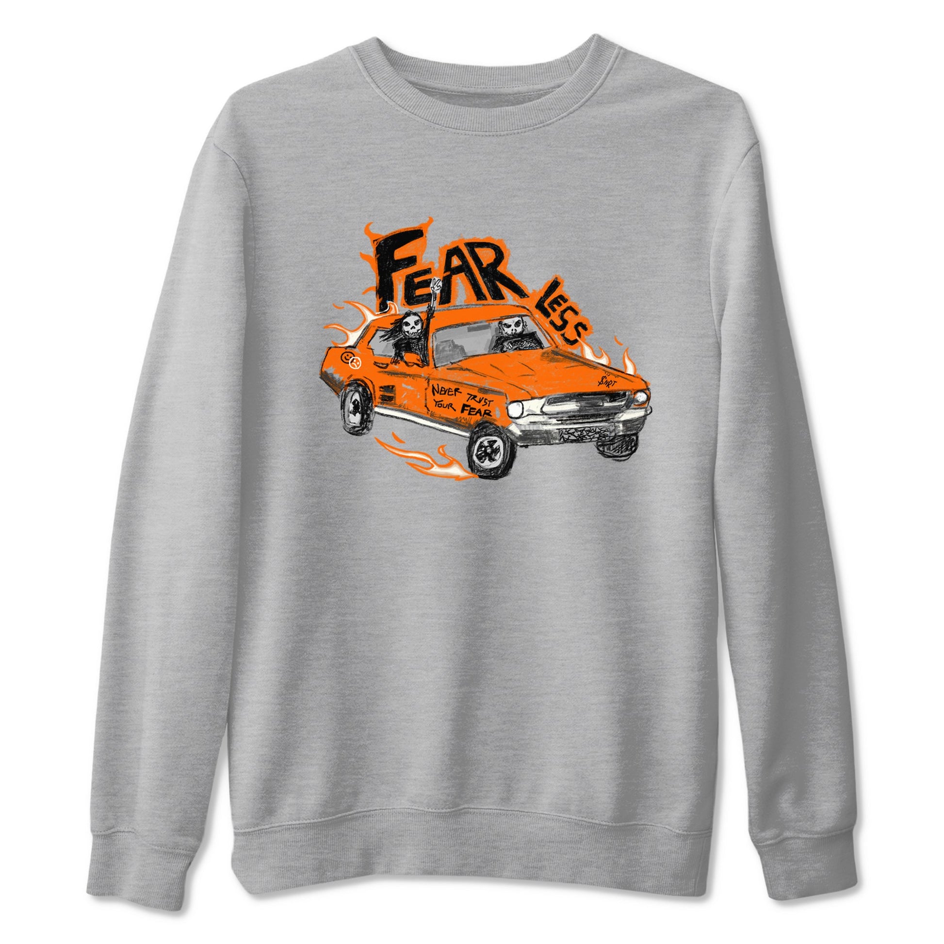 3s Georgia Peach shirt to match jordans Fearless Car sneaker tees Air Jordan 3 Georgia Peach SNRT Sneaker Release Tees unisex cotton Heather Grey 2 crew neck shirt