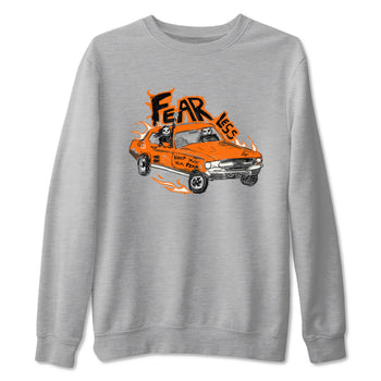 3s Georgia Peach shirt to match jordans Fearless Car sneaker tees Air Jordan 3 Georgia Peach SNRT Sneaker Release Tees unisex cotton Heather Grey 2 crew neck shirt