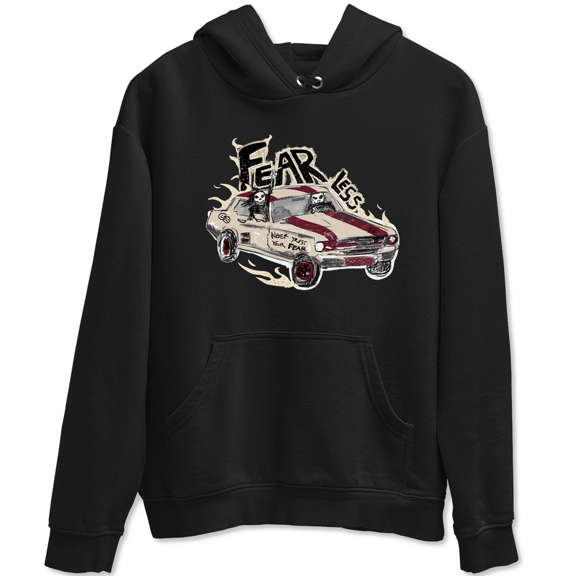 4s A Ma Maniere x Fossil Stone shirts to match jordans Fearless Car sneaker match tees 4s A Ma Maniere x Fossil Stone match shoes to clothes SNRT Sneaker Tees unisex cotton Black 2 shirts
