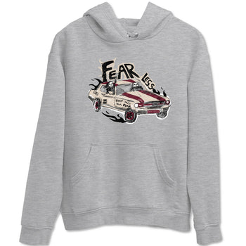 4s A Ma Maniere x Fossil Stone shirts to match jordans Fearless Car sneaker match tees 4s A Ma Maniere x Fossil Stone match shoes to clothes SNRT Sneaker Tees unisex cotton Heather Grey 2 shirts