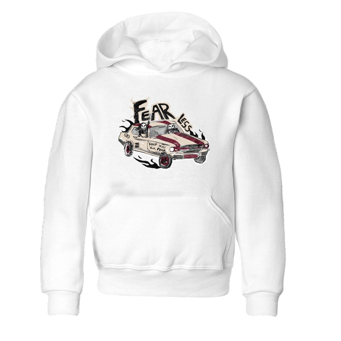 4s A Ma Maniere x Fossil Stone shirts to match jordans Fearless Car sneaker match tees 4s A Ma Maniere x Fossil Stone match shoes to clothes SNRT Sneaker Tees Youth Baby White 2 tee