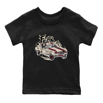 4s A Ma Maniere x Fossil Stone shirts to match jordans Fearless Car sneaker match tees 4s A Ma Maniere x Fossil Stone match shoes to clothes SNRT Sneaker Tees Youth Baby Black 2 tee