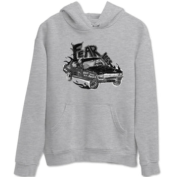 4s Fear shirts to match jordans Fearless Car sneaker match tees Air Jordan 4 Retro Fear match shoes to clothes SNRT Sneaker Tees unisex cotton Heather Grey 2 shirts
