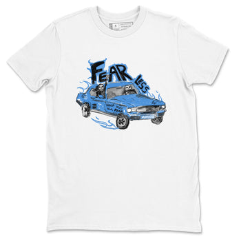 4s Military Blue shirt to match jordans Fearless Car sneaker tees Air Jordan 4 Military Blue SNRT Sneaker Release Tees unisex cotton White 2 crew neck shirt