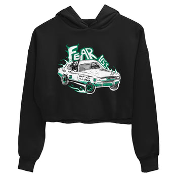 4s Oxidized Green shirts to match jordans Fearless Car sneaker match tees Air Jordan 4 Oxidized Green SNRT Sneaker Tees streetwear brand Black 2 crop tee