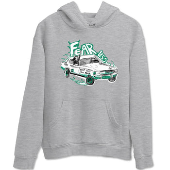 4s Oxidized Green shirts to match jordans Fearless Car sneaker match tees Air Jordan 4 Oxidized Green SNRT Sneaker Tees streetwear brand Heather Grey 2 unisex cotton tee